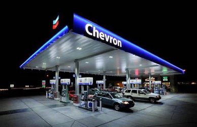 Branded retail Chevron cardlock fueling station